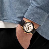 Orologio Hamilton Uomo Jazzmaster Performer in Acciaio placcato oro rosa H36626710 - H36626710